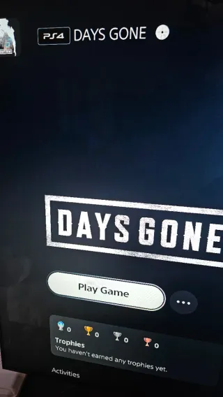 Days Gone PS4 PlayStation 4