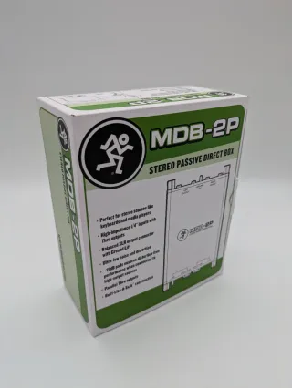 Mackie MDB-2P DI Box Estéreo Pasiva