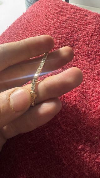 Pulsera Riviere Oro 14kt Diamantes 8,17ct