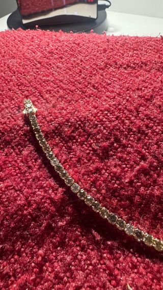 Pulsera Riviere Oro 14kt Diamantes 8,17ct