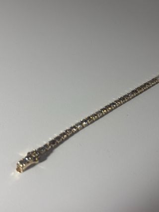 Pulsera Riviere Oro 14kt Diamantes 8,17ct