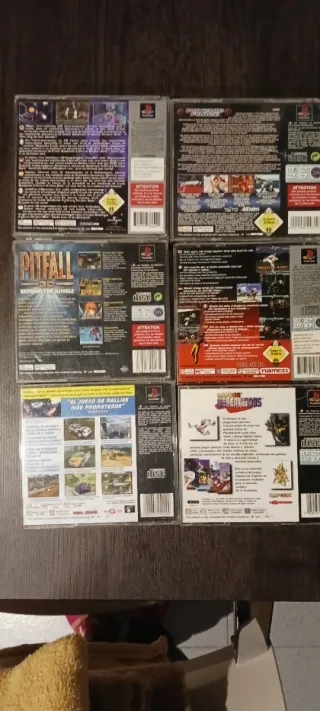 Lote Juegos PS1: Crash, Tekken 3, Pitfall, Capcom