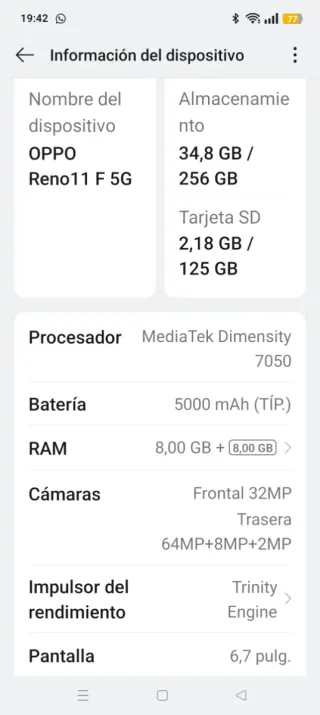 Oppo Reno 11F 5G 256GB