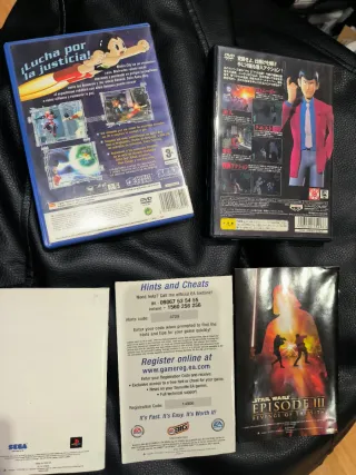 Lote Sony PS2 juegos y manuales de instrucciones