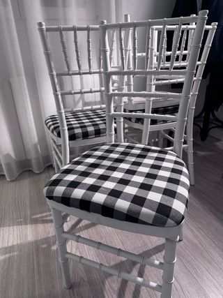 6 Sillas Tiffany Blancas