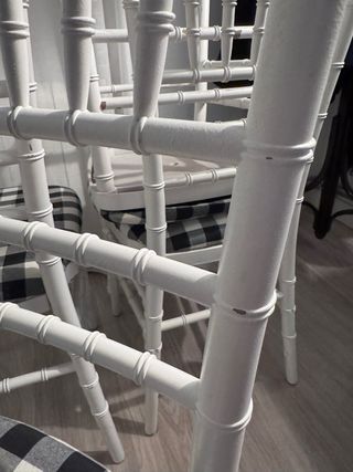 6 Sillas Tiffany Blancas