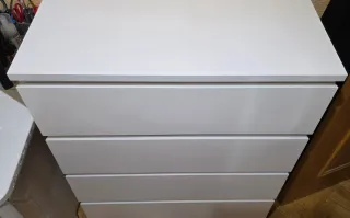 Cómoda 4 cajones blanca