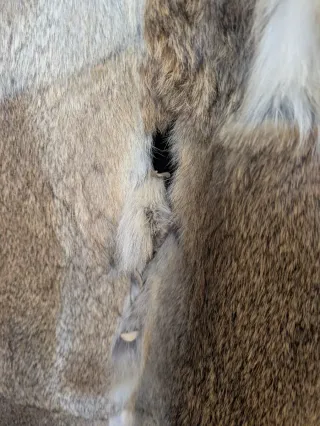 Abrigo Piel Conejo Vintage