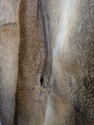 Abrigo Piel Conejo Vintage