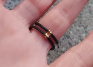 Anello Oro Giallo 750 con Turchesi