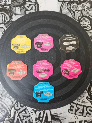 Tazos Digimon Vintage 2000 - Conjunto de 7