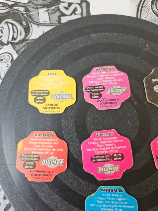 Tazos Digimon Vintage 2000 - Conjunto de 7