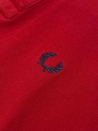 Polo Fred Perry Uomo Rosso
