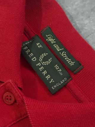 Polo Fred Perry Uomo Rosso
