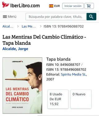 Las mentiras del cambio climático (Spanish Edit...