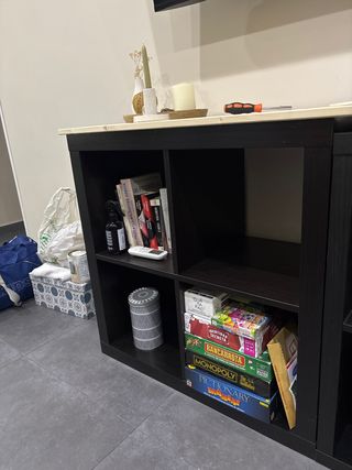 Estantería Kallax Ikea Negra