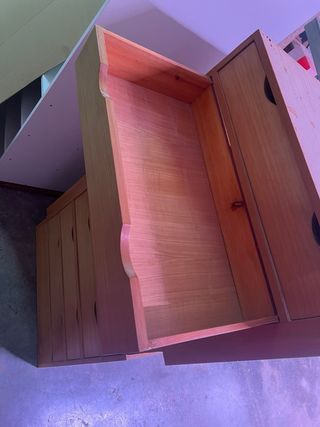 Cajonera Mukally madera tirador uñero