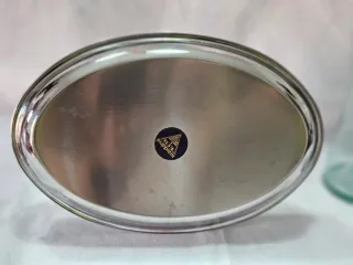 Set Porta Olio e Aceto Vetro e Metallo