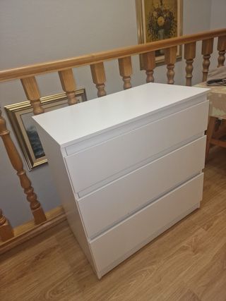 Cómoda blanca 3 cajones