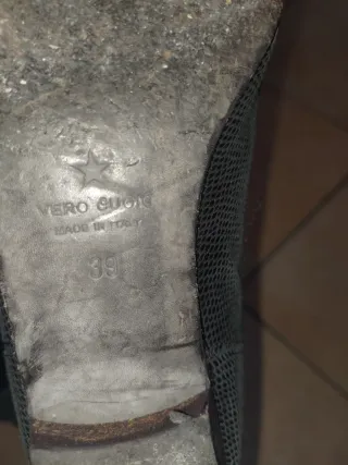 Stivaletti Stephen Good London Pelle Nera Argento