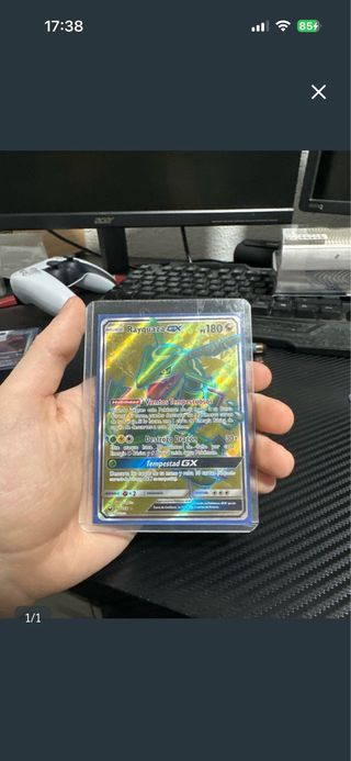 Carta Pokémon Rayquaza GX 160/166