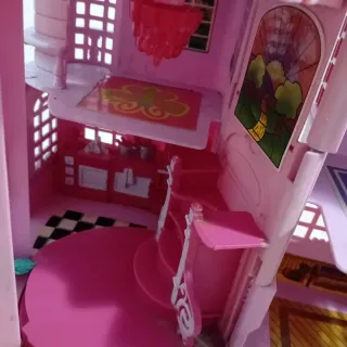 Casa de Bonecas Rosa