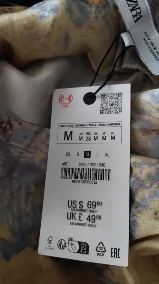 Vestido Zara. Sin estrenar.