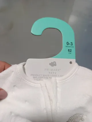 Pijama Bebé Unisex 0-3 Meses A Estrenar