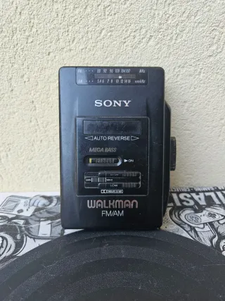 Sony Walkman WM-2055 Toca-fitas Rádio FM/AM