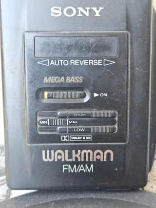 Sony Walkman WM-2055 Toca-fitas Rádio FM/AM