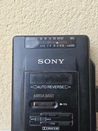 Sony Walkman WM-2055 Toca-fitas Rádio FM/AM