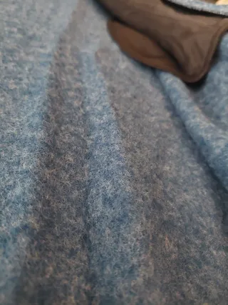 Casaco Malha Homem Azul e Preto