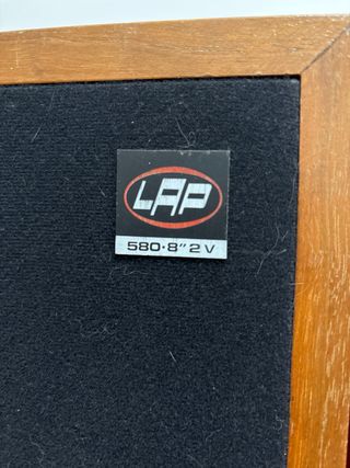 Altavoces vintage LAP 580-8V. Se vende la pareja