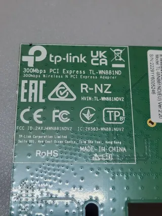 TP-Link 300Mbps PCI Express WiFi