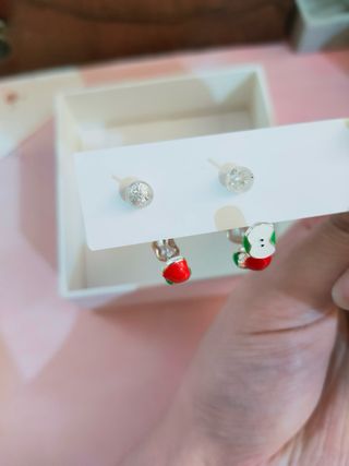 Orecchini a forma di mela