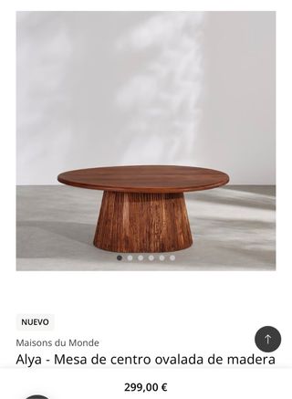 Mesa centro madera Maison du Monde