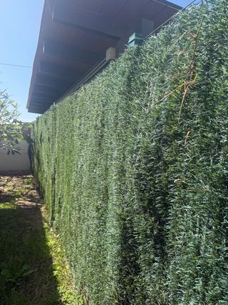 Valla separadora metálica 14m x 2m