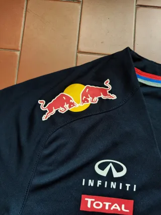Red Bull Racing F1 2012 T-Shirt Donna taglia S blu
