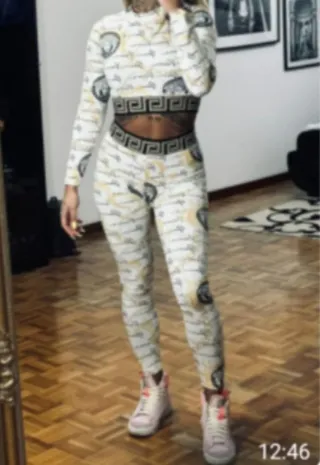 Set sportivo con stampa