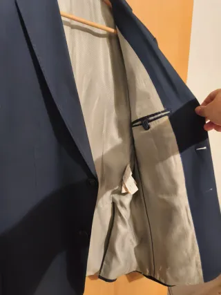 Traje Zara Man Azul Marino Talla L