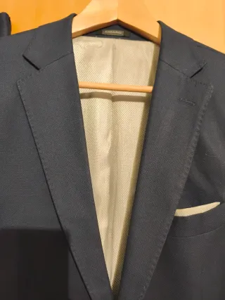 Traje Zara Man Azul Marino Talla L