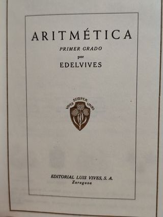 ARITMETICA PRIMER GRADO
