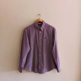 Camisa Burberry Lindon Lujo Algodón Logo bordado