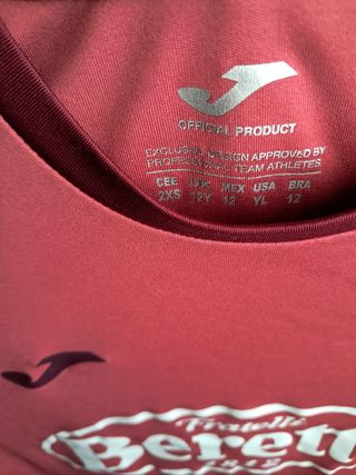 2 maglie Torino Joma Beretta 12 anni