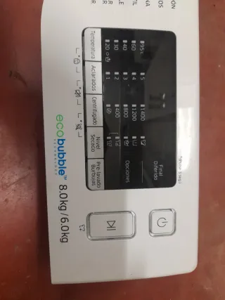 Placa Botonera Lavadora Secadora 8kg