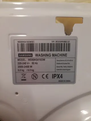 Placa Botonera Lavadora Secadora 8kg