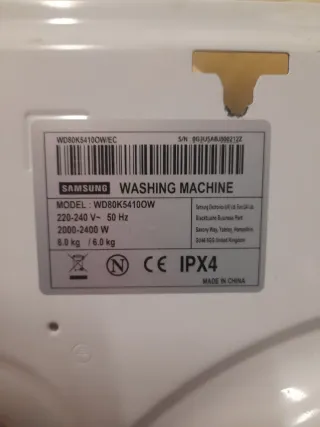 Placa Botonera Lavadora Secadora 8kg