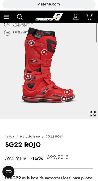 Botas Gaerne SG22 Enduro Motocross