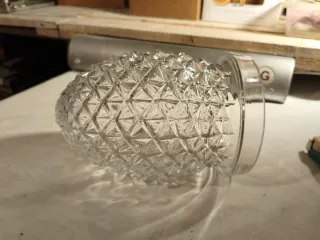 Tulipa lámpara cristal antigua