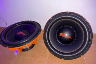 Subwoofer SP AUDIO 15 Negro/Naranja